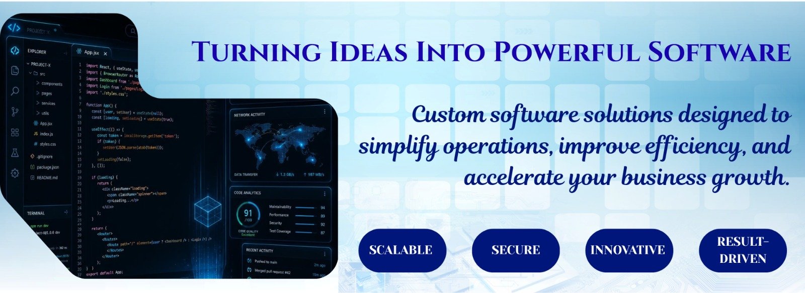 Zyyron Software Solutions Banner 2